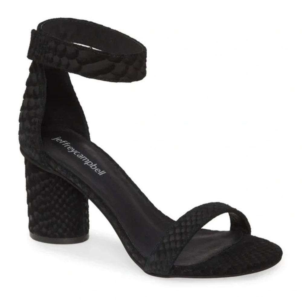 Jeffrey Campbell Leather Laura Sandal Heel